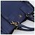 Borsa PRADA Vittero Dino Leather 2way Blu Oro Auth 188726 D'oro - vista 14