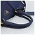 Borsa PRADA Vittero Dino Leather 2way Blu Oro Auth 188726 D'oro - vista 6