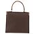 Céline Borsa CELINE Macadam Canvas PVC Pelle Marrone Oro Auth bs35662 D'oro - vista 2