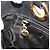 Borsa Tote Salvatore Ferragamo Gancini in pelle nera e oro Auth 187416 Nero D'oro - vista 20