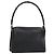 Borsa a Spalla GUCCI Bamboo in Pelle Nera Argento Auth 187466V Nero