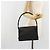 Borsa a Spalla GUCCI Bamboo in Pelle Nera Argento Auth 187466V Nero - vista 24