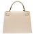 Hermès Borsa HERMES Kelly 28 in Pelle Bianca - 103686 Bianco - vista 4