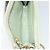 Monedero PRADA de piel Saffiano Verde Menta Oro Auth 187154 Dorado - vista 10