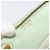 Monedero PRADA de piel Saffiano Verde Menta Oro Auth 187154 Dorado - vista 18