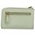 Monedero PRADA de piel Saffiano Verde Menta Oro Auth 187154 Dorado - vista 2