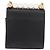 CHANEL Matelasse Chain Shoulder Bag Lamb Skin Black Gold CC Auth 187256SAM Preto Dourado - vista 2