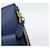 Saffiano Clutch PRADA Safiano Blu Oro Auth BA13647V D'oro - vista 9