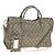 GUCCI GG Supreme Gucci The Hacker Project Balenciaga PVC 681695 Auth yk20509SM Argento Beige