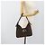 FENDI Zucca Canvas Mamma Baguette Shoulder Bag Black Brown Auth 189068V Marrone Nero - vista 23