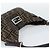 FENDI Zucca Canvas Mamma Baguette Shoulder Bag Black Brown Auth 189068V Marrone Nero - vista 6