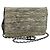 CHANEL COCO Borsa a tracolla con catena Patent White Black CC Auth 189255A Nero Bianco