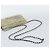 CHANEL COCO Borsa a tracolla con catena Patent White Black CC Auth 189255A Nero Bianco - vista 7