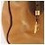 Borsa LOEWE Anagram in Pelle Giallo Oro Auth 188471A D'oro - vista 6