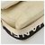 CHANEL Choco Bar Shoulder Bag Lamb Skin White Gold CC Auth yk20586 Bianco D'oro - vista 15