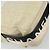 CHANEL Choco Bar Shoulder Bag Lamb Skin White Gold CC Auth yk20586 Bianco D'oro - vista 17