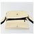 CHANEL Choco Bar Shoulder Bag Lamb Skin White Gold CC Auth yk20586 Bianco D'oro - vista 19