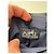 Hermès Vintage Hermes Canvas Zip Wallet Navy Blue Silver - view 6