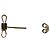 Chloé Chloe Pierce metallo Oro Auth SW2371 D'oro - vista 10