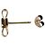 Chloé Chloe Pierce metallo Oro Auth SW2371 D'oro - vista 18