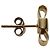 Chloé Chloe Pierce metallo Oro Auth SW2371 D'oro - vista 6