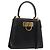 Borsa a mano Salvatore Ferragamo in pelle 2way nera oro Auth 188257 Nero D'oro