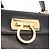 Borsa a mano Salvatore Ferragamo in pelle 2way nera oro Auth 188257 Nero D'oro - vista 21