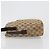 Borsa a Spalla GUCCI GG Canvas Beige Argento 122759 Auth 187751 - vista 6