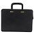 Pasta Business Salvatore Ferragamo em couro preto e dourado Auth BA13557 - vista 13