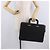 Pasta Business Salvatore Ferragamo em couro preto e dourado Auth BA13557 - vista 25