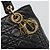 Borsa Christian Dior Canage in pelle di agnello nera e oro Auth yk20520SAV Nero D'oro - vista 14
