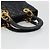 Borsa Christian Dior Canage in pelle di agnello nera e oro Auth yk20520SAV Nero D'oro - vista 7