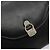 Céline Borsa a Spalla con Catena CELINE in Pelle Nera e Oro Auth 188237 Nero D'oro - vista 17