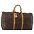LOUIS VUITTON Monogram Keepall 50 Boston Bag M41426 LV Auth 186453 Monogramma