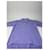 Polo à manches longues en coton vintage Yves Saint Laurent violet clair M  - vue 4