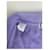 Polo à manches longues en coton vintage Yves Saint Laurent violet clair M  - vue 7