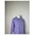 Polo à manches longues en coton vintage Yves Saint Laurent violet clair M  - vue 9