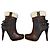 Autre Marque Vintage Etro Leather Wool Ankle Boots Brown Grey EU38