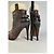 Autre Marque Vintage Etro Leather Wool Ankle Boots Brown Grey EU38 - view 11