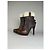 Autre Marque Vintage Etro Leather Wool Ankle Boots Brown Grey EU38 - view 8