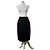 Chloé Saia vintage Chloe em mistura de lã preta L Preto