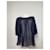 Chemisier vintage Yves Saint Laurent en laine et nylon bleu marine M  - vue 10