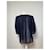Chemisier vintage Yves Saint Laurent en laine et nylon bleu marine M  - vue 9