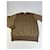 Yves Saint Laurent Pull en maille vintage Saint Laurent monogramme FF marron beige L  - vue 6