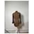 Yves Saint Laurent Chemise boutonnée vintage Saint Laurent en mélange de coton à rayures marron et crème M  - vue 3