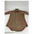 Yves Saint Laurent Chemise boutonnée vintage Saint Laurent en mélange de coton à rayures marron et crème M  - vue 4