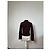 First Giacca in nylon e lana vintage Balenciaga Marrone scuro M - vista 3