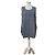 Vintage Issey Miyake Baumwoll-Tunika Hellblau M