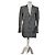 Blazer Vintage Dior in lana e lino da uomo Grigio Nero M