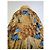 Vintage Givenchy Seidenhemd für Herren mit Print Häuser Bäume Gold Braun Blau L Golden - Ansicht 11